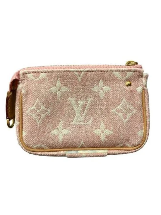 Louis Vuitton Monogram Jacquard Pochette Coin Case Key - Picture 2 of 9